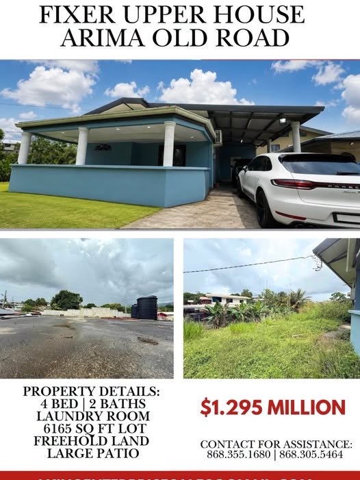 ARIMA OLD ROAD HOME FOR SALE